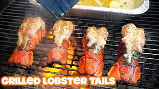 Grilled Lobster Tail Recipe with Garlic Butter 2018 [upl. by Robi]