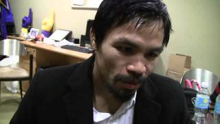 Manny Pacquiao Exclusive Interview [upl. by Yrrehs]