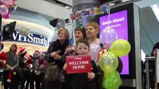 These Christmas homecomings at Dublin Airport will warm the cockles of your heart [upl. by Dinin718]