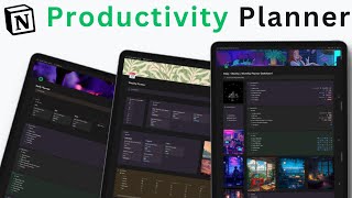 3 Notion Productivity Planners  Daily  Weekly Monthly Planner in Notion  All In One [upl. by Saalocin]