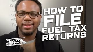 Trucking 101 How To File Fuel Tax Return  Quarterly IFTA [upl. by Aihsenod319]