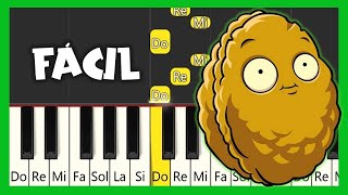 Loonboon PLANTS VS ZOMBIES  EASY PIANO TUTORIAL TUTORIAL PIANO FÁCIL [upl. by Wollis65]