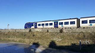 Trains at Arnside 20th November 2024 [upl. by Aivatra]