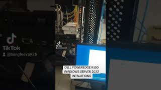 Windows Server Progress Instalation DELL POWEREDGE R550 windowsserver server dell shorts [upl. by Nrublim230]