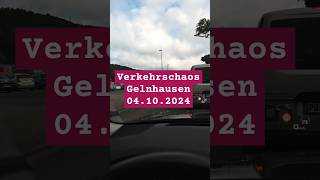 Stau in Gelnhausen  Zufahrtsstraße gesperrt verkehr chaos gelnhausen [upl. by Madox424]