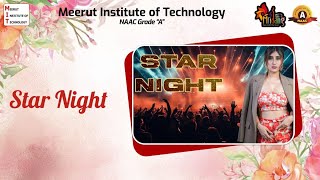 Mridang 2023 Star Night Live  Mridang 2023  MIT Meerut [upl. by Allicirp]