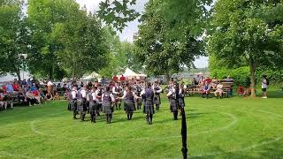 Niagara Regional Police Pipe Band  2024 Glengarry Highland Games  MSR [upl. by Ogu]