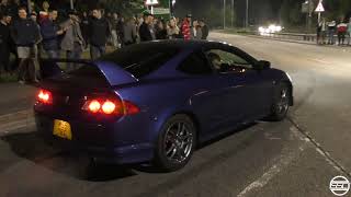 Honda Integra DC5 TURBO Wicked Sounds at Car Meet [upl. by Ecirtaemed]