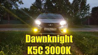 DAWNKNIGHT K5C 3000K in bixenon fog light Lens 3 inches [upl. by Dov]