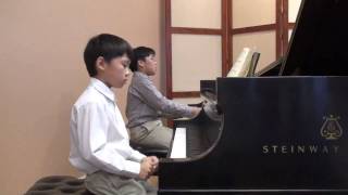 Mozart Concerto 17 M1 by the Li brothers [upl. by Alister925]