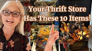 10 NEW Fall Decor DIYs Using Common Thrift Store FindsAutumn Thrift Flips [upl. by Nogem594]