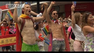 Torontos gay WorldPride parade highlights [upl. by Sheng486]