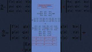 Differentiation of Determinant For Jee and class 12th and other competitive examination [upl. by Argela]