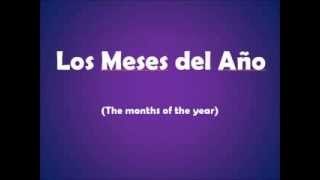 Spanish Months Song Canción de los Meses with Macarena Moves [upl. by Karole]