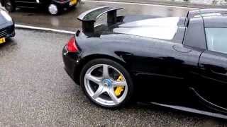 Porsche Carrera GT stalling ft Aventador [upl. by Parthen]