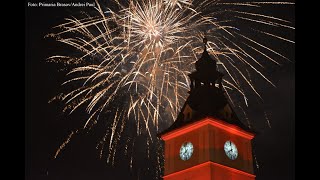 New Year Fireworks Brasov 2023 [upl. by Anelat]