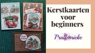 Kerstkaarten kit voor beginners  Prullemieke [upl. by Dabney]