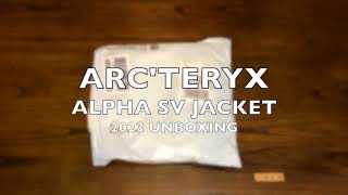 2023 ARCTERYX Alpha SV Most wanted HardShell Jacket Unboxing and Review [upl. by Romeon]