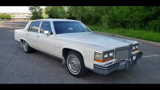 1987 CADILLAC BROUGHAM DELEGANCE WALKTHROUGH amp REVIEW [upl. by Serles]