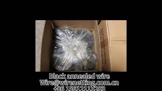 Blackannealedwire blackwire blackironwire blacktiewire good quality and factory price [upl. by Llehcnom]