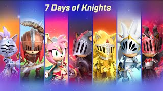 Sonic Forces 7 Days of Knights Event Coming Soon Percival Gawain Paladin Lancelot Excalibur [upl. by Yelyk]