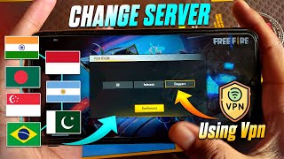 How To Change Free Fire Server Using Vpn [upl. by Alverson]