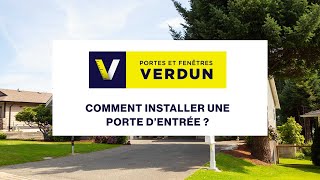 Comment installer une porte dentrée [upl. by Anuait]