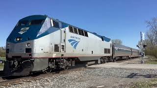 Amtrak 85 Leads Maple Leaf P063 Northbound to Toronto Canada [upl. by Rothberg]