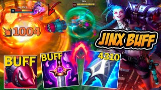 JINX FULL LETALIDADE TÁ MUITO OP COM ESSE BUFF NA ULT   LEAGUE OF LEGENDS [upl. by Rezeile]