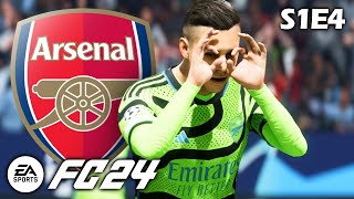 The most INSANE game ever  FC 24 Arsenal Career Mode S1E4 [upl. by Oicor]