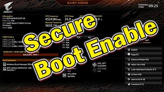 Aorus secure boot Enable [upl. by Ragouzis]