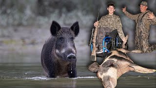 SWAMP BUGGY WHEELCHAIR Hog Hunting Catch Clean Cook Camo Dreamer Tucker Hauser [upl. by Dazhehs]