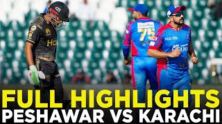 Full Highlights  Peshawar Zalmi vs Karachi Kings  Match 6  HBL PSL 9  M2A1A [upl. by Negam9]