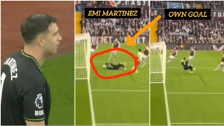 Rare Footage Of Emi Martinez Own Goal Vs Liverpool 👀😆 [upl. by Retha]