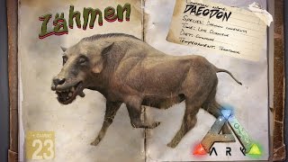 ARK‬ Survival Evolved GUIDEDeutsch  Daeodon  Wildschwein zähmen  Patch 257 [upl. by Akirea]