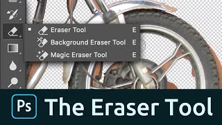 How to Use the Eraser Tool in Photoshop [upl. by Lezirg]