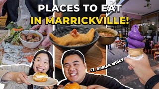 PLACES TO EAT IN MARRICKVILLE Vietnamese Food Japanese Cafe amp Desserts Sydney Weekly Food Vlog [upl. by Deden]