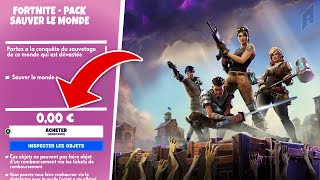 Comment Avoir le mode SAUVER le MONDE Gratuit sur Fortnite Saison 4 [upl. by Aslam720]