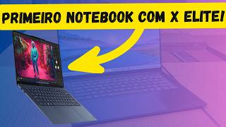 O PRIMEIRO NOTEBOOK com Snapdragon X Elite Hands On  NOTEBOOK com SNAPDRAGON X ELITE [upl. by Annohs225]