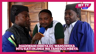 MADIWANI MBEYA DC WAMBANANISHA INJINIA WA TANESCO KUHUSU MRADI WA UMEME [upl. by Ainud]