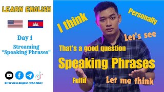 Phrases and Vocabulary for the Speaking Section [upl. by Witha360]