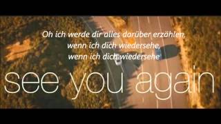 See You Again  Deutsche Übersetzung lyric [upl. by Jegger439]