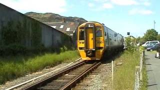 ATW Class 158 Departs Porthmadog [upl. by Hazen]