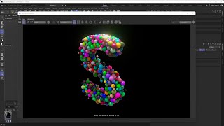 Use XParticles to fill an object  Cinema 4D Tutorial [upl. by Saturday783]