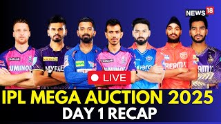 IPL 2025 Mega Auction Day 1 Top Players Sold At IPL Auction 2025  IPL Mega Auction Live  N18L [upl. by Sirraf]