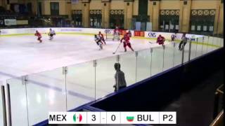 IIHF World Champs South Africa MEXICO vsBULGARIA [upl. by Corie419]