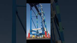 enerpac Jackingup container crane angkatberat forklift alatberat dongkrak teknik construction [upl. by Lletram]