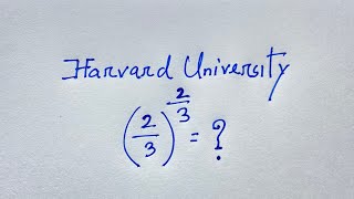 Harvard University Entrance Exams Tricks  University Interviews tricks  Maths Problems [upl. by Maximilien388]