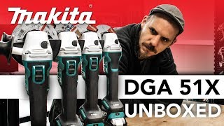 🔥DIE NEUEN WINKELSCHLEIFER VON MAKITA🔥  Makita DGA 511 513 514 517  REVIEW [upl. by Ahsemed74]