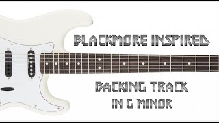 Blackmore inspired backing track in G minor [upl. by Norramic]